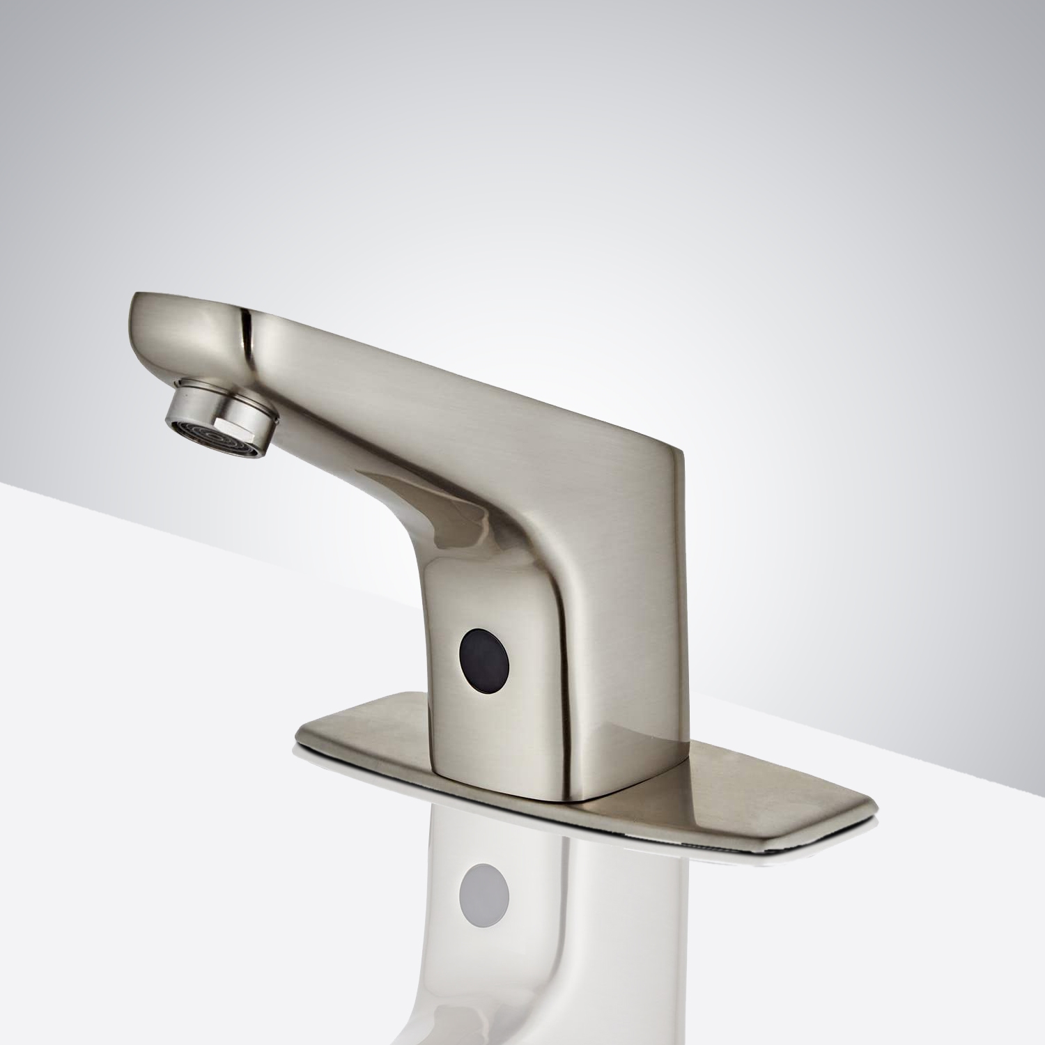 Fontana Sierra Commercial High Quality Brushed Nickel Touchless Automatic Sensor Sink Faucet
